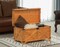 Barn Design Large Decorative Farmhouse Wooden Storage Trunk Chest